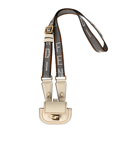 Fendi Pico Baguette Airpods Pro Case, Leather, Cream, MII, DB/B/S, 3*